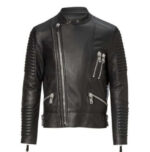 New Black Leather Biker Leather Jacket, Men Fashion Highway Jacket For Men