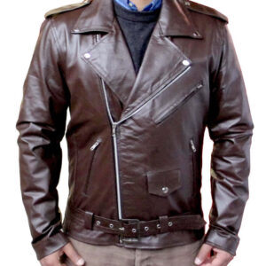 New Handmade Men Classic Brando Style Leather Jacket, Leather jacket For Men