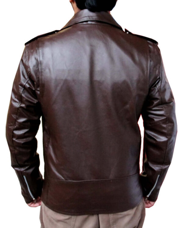 New Handmade Men Classic Brando Style Leather Jacket, Leather jacket For Men