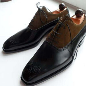 New Handmade Men Two Tone Shoes Fashion dress Shoes Formal Shoes