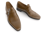 New Men,s Brown Handmade formal monk Shoes, Men dress shoes, Men leather shoes