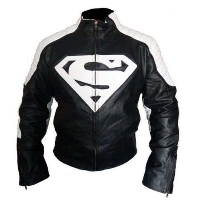 New_Customized_Men_s_Handmade_Black_Super_Man_Style_Biker_Leather_Jacket New Customized Men's Handmade Black Leather Red Super Man Style Biker Leather Jacket - leathersguru