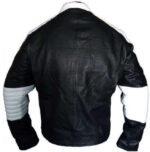 New Customized Men's Handmade Black Leather Red Super Man Style Biker Leather Jacket - leathersguru