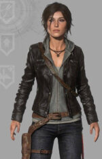 Rise of The Tomb Raider Lara Croft Women's Brown Leather Jacket - leathersguru