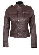 Rise of The Tomb Raider Lara Croft Women's Brown Leather Jacket - leathersguru