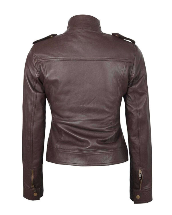 Rise of The Tomb Raider Lara Croft Women's Brown Leather Jacket - leathersguru