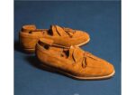 Bespoke Tan Tussle Suede Shoes for Men's - leathersguru