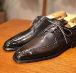Handmade Men's Leather Lace Up Brown Derby Shoes - leathersguru