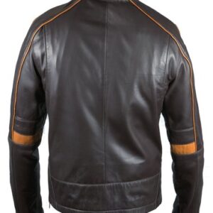 Mens Brown Biker Leather Jacket,Men's Pure Leather Jacket