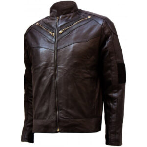 Soft Men's Brown Leather Jacket For Men's