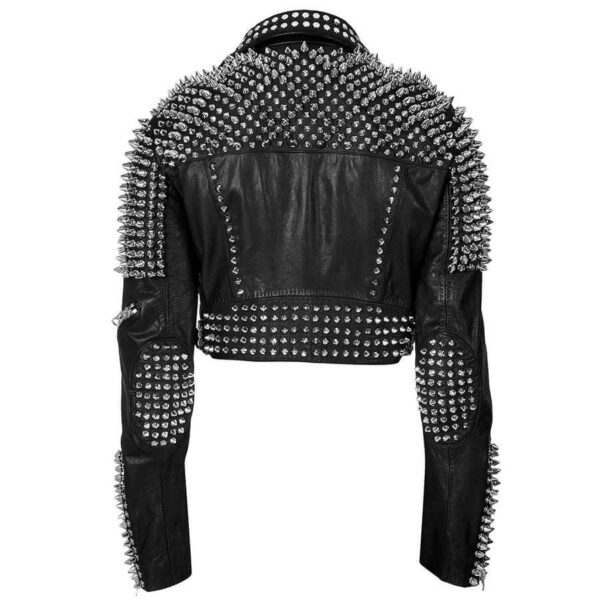 Till The World Ends Britney Spears Studded Leather Jacket - leathersguru