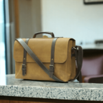 This multi-functional leather bag is perfect for the modern man on the go. With its sturdy construction, it can hold a laptop, books, and essentials for work or school. The cross-body design keeps hands free while the leather adds a touch of sophistication. Stay organized and stylish with this versatile briefcase.