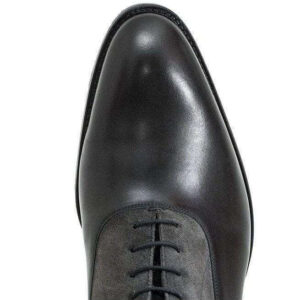 Handmade Men's Ankle High Black Leather Suede Boot - leathersguru