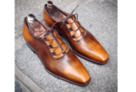 Handmade Tan Lace Up Dress Formal Shoes - leathersguru